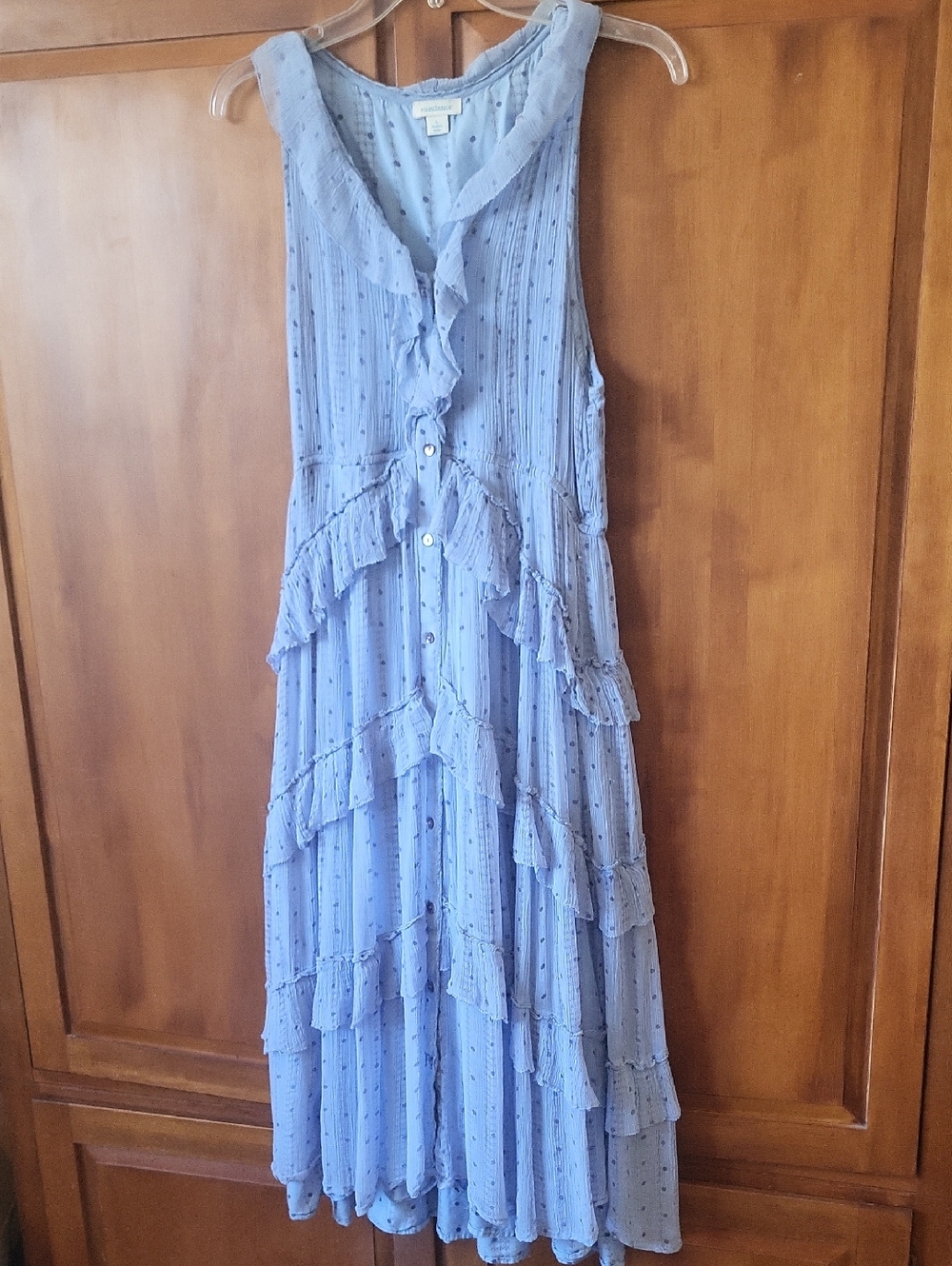 Sundance Belle Courant Ruffled Tiered dress  size L